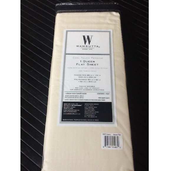 Wamsutta Bedding Oversized Ivory Wamsutta Cool Touch Percale 35 Tc
